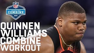 Quinnen Williams Combine Workout New Top Overall Pick  2019 NFL Scouting Combine Highlights [upl. by Adolpho]