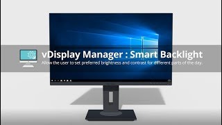 ViewSonic vDisplay Manager Smart Backlight [upl. by Yarb144]