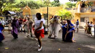 Baile de Vejigantes en la Marcha de la Puertorriqueñidad [upl. by Silvester]