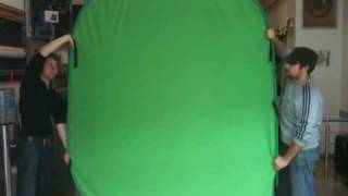 Greenscreen Rondoflex zusammenlegen [upl. by Wycoff]