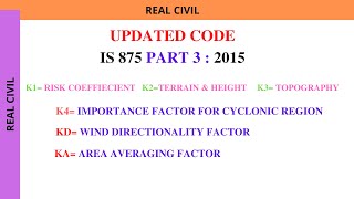 wind load calculation example on rcc building as per latest code  is 875 part 3 2015 [upl. by Ubana]