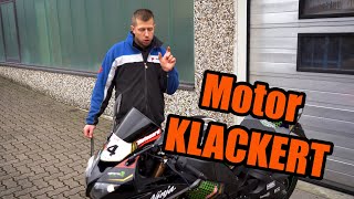 Kawasaki ZX10R mit KLACKERDEM Motor  Motorrad klingt NICHT GESUND [upl. by Loeb]