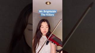 Mr Brightside  Violin Cover 😉 shorts thekillers mrbrightside [upl. by Tarabar]