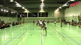 Volleyball dritte Liga West 20152016 TVA Fischenich vs Tecklenburger Land Volleys [upl. by Ahsenad]