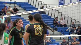 Long Beach Poly Volleyball CIF Championship vs Bishop Diego [upl. by Ainwat]