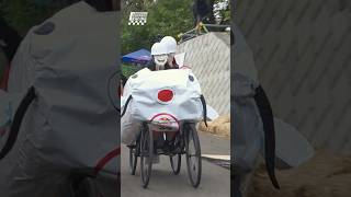 Big wheels are a bad idea redbullsoapboxrace comedyfilms funny soapboxraceworld racing [upl. by Enidan]