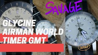 GLYCINE AIRMAN WORLDTIMER GMT [upl. by Durr]