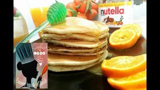 Recette Pancakes faciles et rapides بان كيك سهل وسريع [upl. by Ileane]