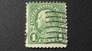 US postage stamps Franklin Postage stamp price 1 cent [upl. by Pembroke]