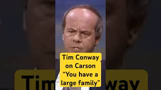 Tim Conway on Carson “You have a large family” funny [upl. by Ailongam]