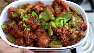 Gobi Manchurian Gravy in Malayalam  Restaurant Style Gobi Manchurian Recipe [upl. by Kaiulani581]