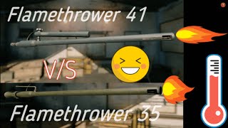 Flamethrower 41 vs Flamethrower 35 Enlisted [upl. by Oremar565]