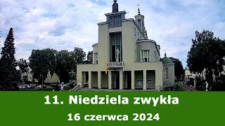 1606 g1300 Jedenasta Niedziela zwykła  Msza święta na żywo  NIEPOKALANÓW – bazylika [upl. by Aihn]