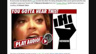 Beyonce Board Mix Of If I Were A Boy Howard Stern [upl. by Xyno719]