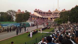 Pak and India Parade at waga border Lahore part 2 [upl. by Lolita]