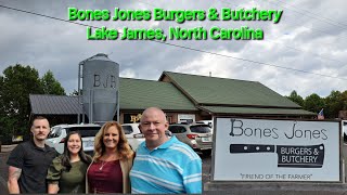 Bones Jones Burgers amp Butchery  Lake James NC [upl. by Atteynad605]