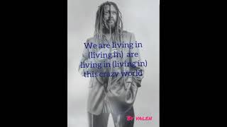 Lucky dube CRAZY WORLD lyrics [upl. by Hnah533]