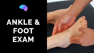 Ankle and Foot Examination  OSCE Guide  UKMLA  CPSA [upl. by Tearle]