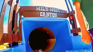 Wild West Canyon Water Slide  Adventure Park Geelong [upl. by Carmel]