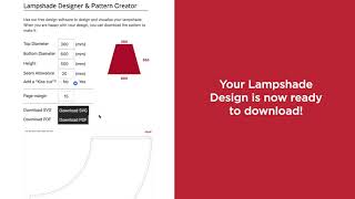 Lampshade Designer Software Demo by Dannells [upl. by Ylnevaeh]