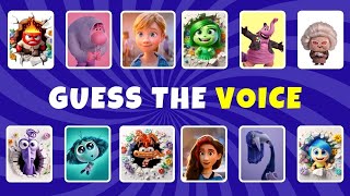 Insideout 2 Voice Guess Challenge  How Many Can You Get RightQuizzGlitz [upl. by Baggott]