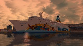 Moby Drea sailing from Genoa [upl. by Bates330]