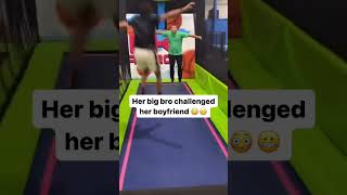 Her Big Brother Challenged Her BF in SlamBall 😳 [upl. by Kerwon793]