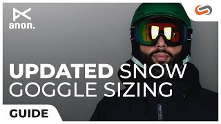 Anon Snow Goggle Size Guide 2022 UPDATE  SportRx [upl. by Anoblav]