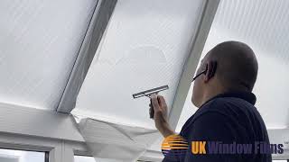 Installing Silver Shade Polycarbonate Film [upl. by Vivian]