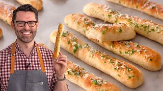 Easy Breadsticks Recipe [upl. by Kcyred436]