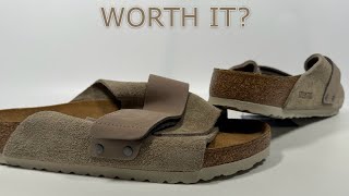 2023 Birkenstock Kyoto Sandal Taupe Review  Worth It [upl. by Nisa]