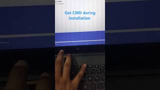 Open CMD with this shortcut during window installation shortcutkeys productivityhacks techtips [upl. by Bascomb]