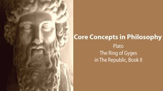 Plato Republic book 2  The Ring of Gyges  Philosophy Core Concepts [upl. by Amrak]