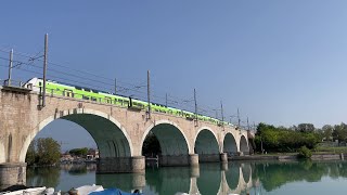 4K Trenord RE Milano Centrale  Verona Porta Nuova Doppia di ETR 421 [upl. by Miko]