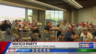 Fans gather to cheer on Erie SeaWolves as baseball playoffs begin [upl. by Garth]