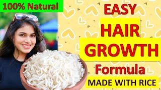 RICE WATER TREATMENT for FAST HAIR GROWTH For both Men amp Women by Emasha  100 NATURAL [upl. by Schwitzer454]