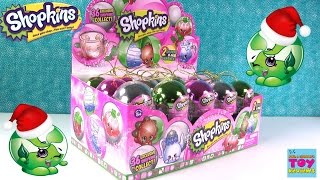 Shopkins Metallic Christmas Ornaments Collection Season 5 Repaint Unboxing Toy Review  PSToyReviews [upl. by Reteid]