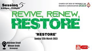 Revive Renew Restore Session 5 Region 4 Convocation 2023 [upl. by Aisined]