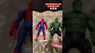 heroes fight  الأبطال يقاتلون😱❗️😭😬 help spiderman heroic [upl. by Pentheam]