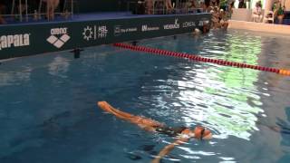 Artistic Swimming 2014JWCHelsinki Barracuda Airborne Split  J Simoneau [upl. by Premer298]