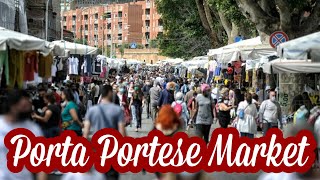 Porta Portese Market Rome Italy porta portese mercato [upl. by Reidid396]