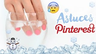 JE TESTE DES ASTUCES PINTEREST 2 [upl. by Ahsennod]