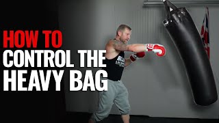 How to Hit the Heavy Bag Properly So It will not Swing [upl. by Goeger]