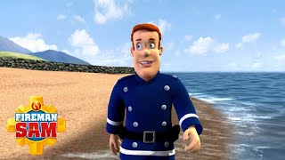 Sam at the Beach  Fireman Sam Official  Cartoons for Kids [upl. by Harret]