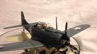 FRANKLIN MINT DIE CAST SBD3 DAUNTLESS USN [upl. by Rolo653]