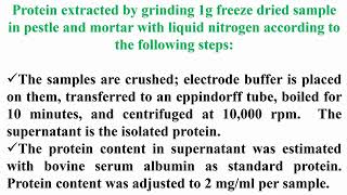 Protein Extraction for SDSPAGE Protocol [upl. by Winter578]