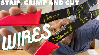 HOW TO STRIP CRIMP AND CUT THOSE WIRES [upl. by Kym498]