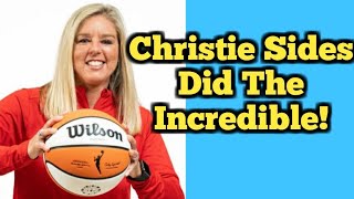 Coach Christie Sides Achieves Something Incredible Before The Indiana Fever Return [upl. by Assetal]