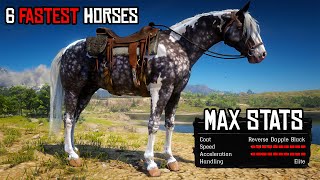 6 Best Fastest amp MOST Rare Horses For John  RDR 2 [upl. by Telrats709]