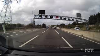 M6 Debris from Lorry  RoadHawk DC2 Dash Cam [upl. by Felton]